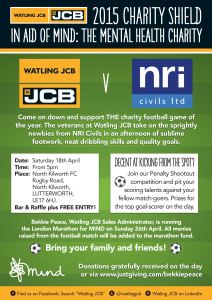 JCB vs NRI Civils Charity Shield